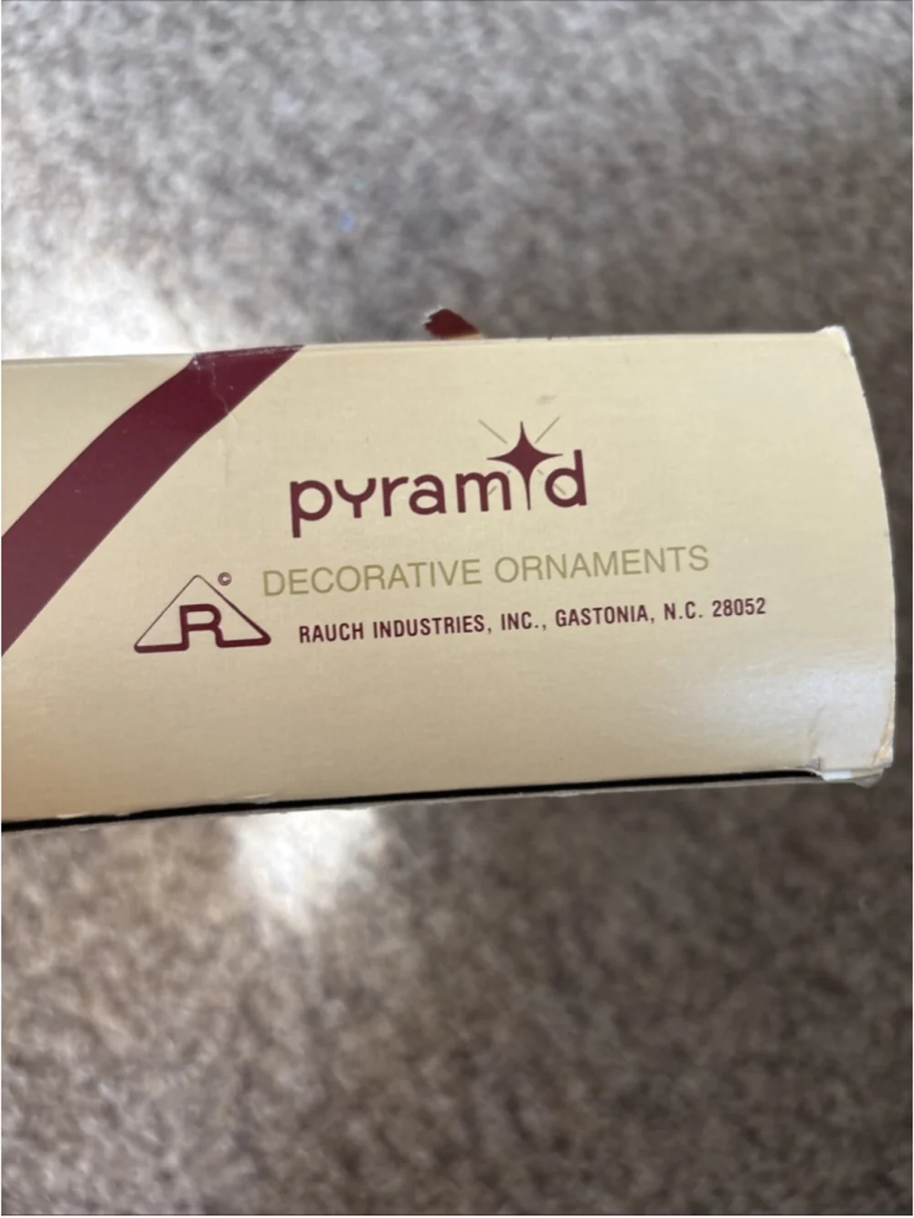 12 Vintage Pyramid Christmas Satin Sheen Ball Ornaments Unbreakable NIB